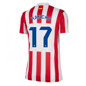 Atletico Madrid David Hancko #17 Prima Maglia Femmina 2025-26 Manica Corta
